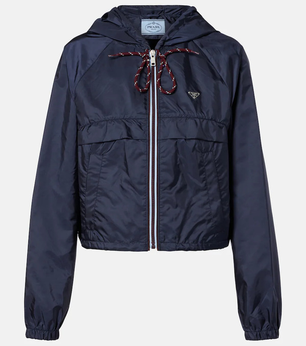  Prada Prada Chaqueta De Re-nylon Con Capucha 