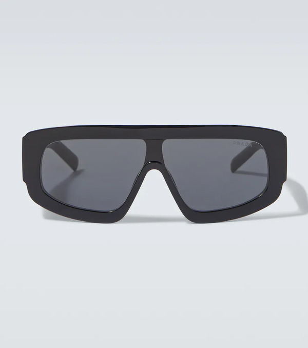  Prada Prada Gafas De Sol Máscara Con Logo 