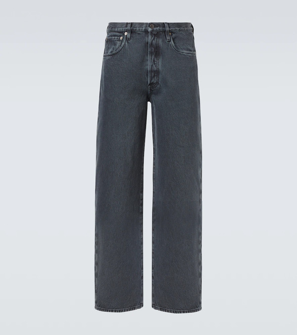 Prada Prada Jeans Anchos De Tiro Alto 