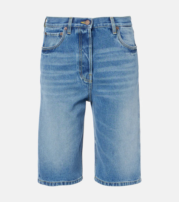  Prada Prada Jeans Capri De Tiro Alto 