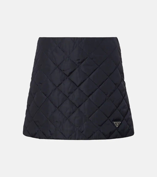  Prada Prada Minifalda Acolchada De Re-nylon 