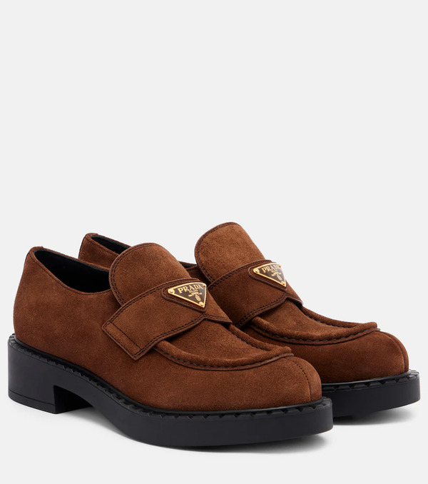  Prada Prada Mocasines Chocolate De Ante 