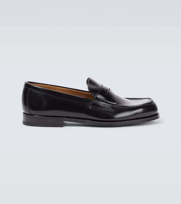  Prada Prada Mocasines De Piel Cepillada 