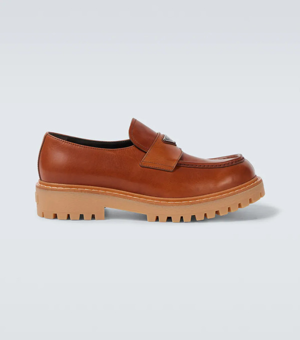  Prada Prada Mocasines De Piel 