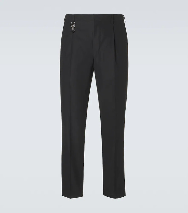  Prada Prada Pantalones Rectos De Algodón 