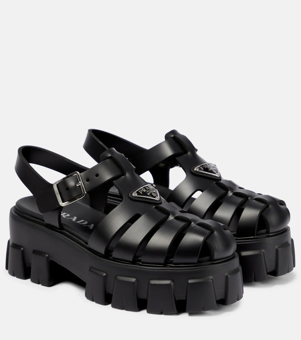 Prada Prada Sandalias Con Plataforma Monolith 