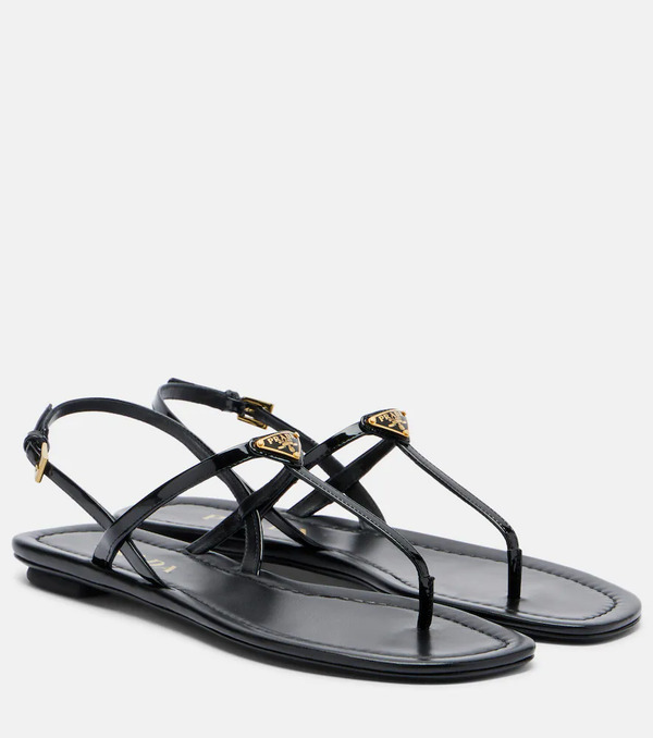  Prada Prada Sandalias De Charol 