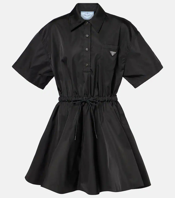  Prada Prada Vestido Corto De Re-nylon 