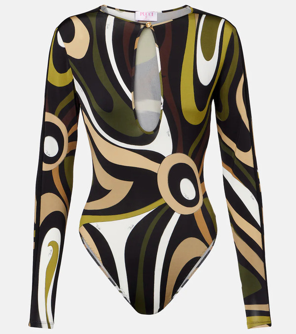 Pucci Pucci Body Marmo De Satén Estampado 