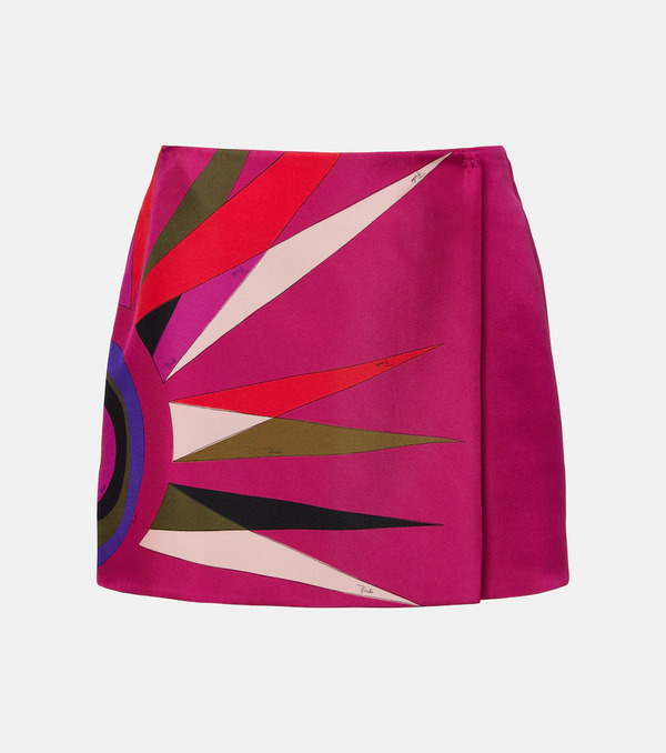  Pucci Pucci Falda Envolvente Stella De Seda 