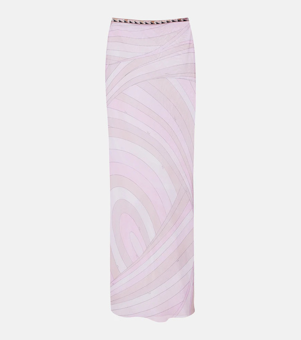  Pucci Pucci Falda Larga Iride De Tul 
