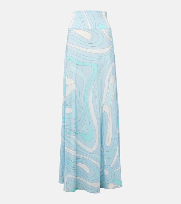 Pucci Pucci Falda Larga Marmo De Jersey 