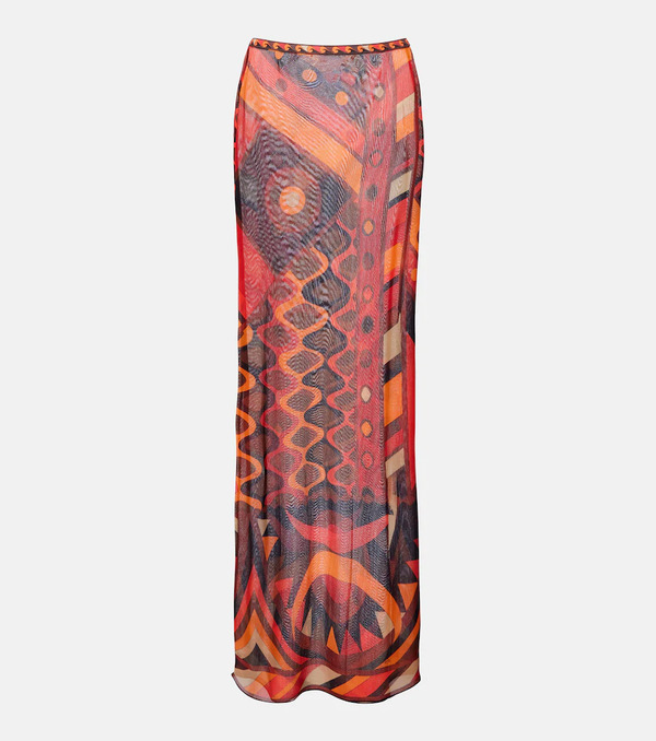  Pucci Pucci Falda Larga Vivara De Tul 