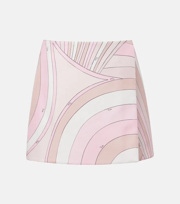  Pucci Pucci Minifalda Iride De Sarga De Seda 
