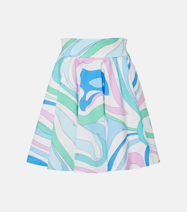  Pucci Pucci Minifalda Marmo De Popelín De Algodón 
