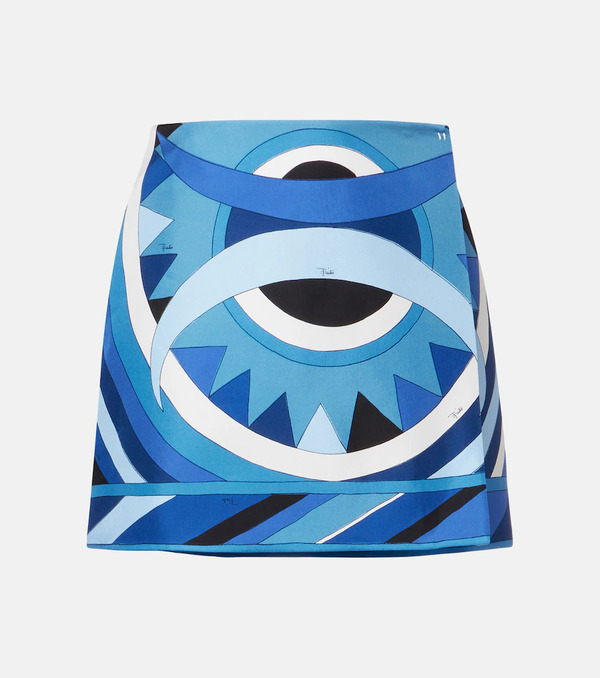  Pucci Pucci Minifalda Vivara De Seda Estampada 
