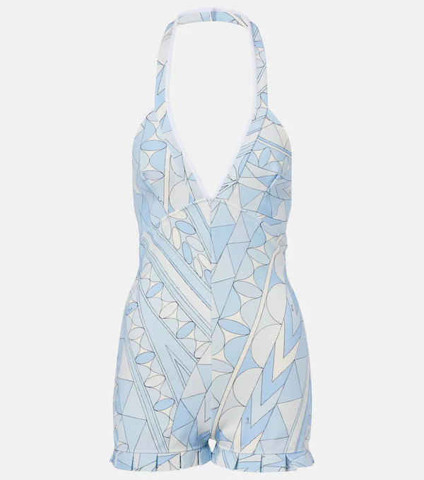  Pucci Pucci Mono Corto Manuba De Jersey Estampado 
