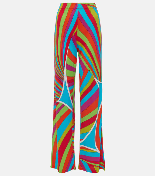  Pucci Pucci Pantalones Rectos Iride Estampados 