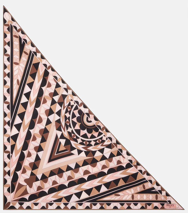  Pucci Pucci Pañuelo Manuba De Sarga De Seda 