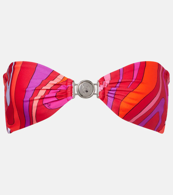 Pucci Pucci Top De Bikini Marmo Adornado 