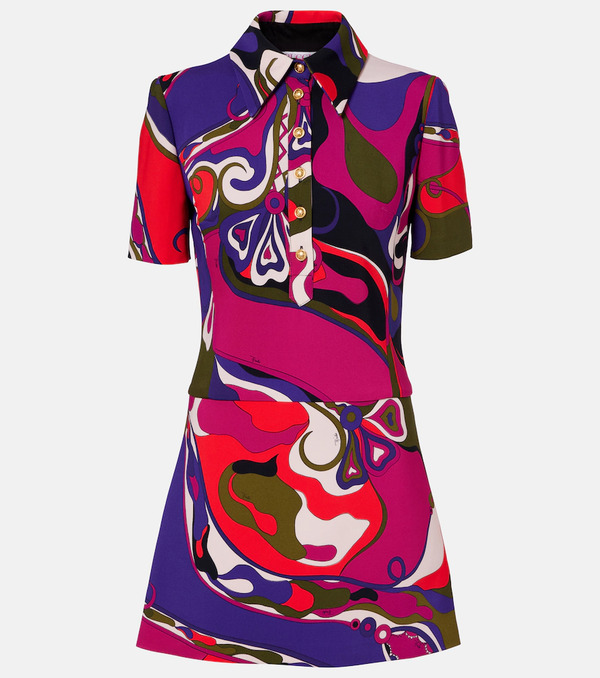  Pucci Pucci Vestido Corto Orchidee 