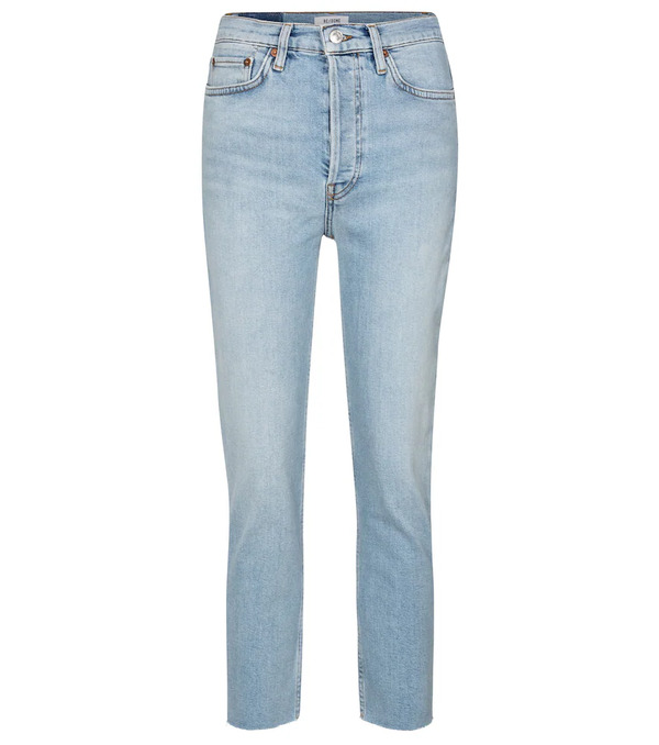  Re/done Re/done Jeans Ajustados 90s De Tiro Alto 