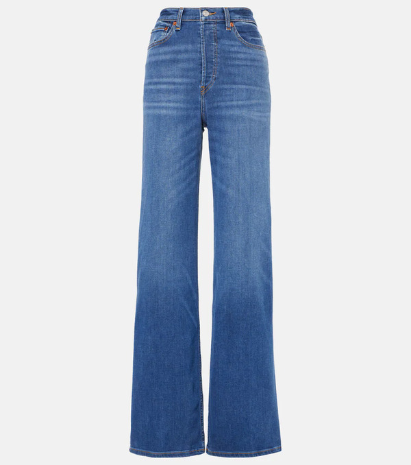  Re/done Re/done Jeans Anchos '70s De Tiro Alto 