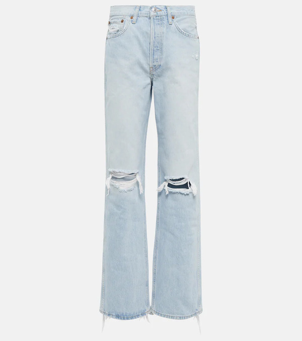  Re/done Re/done Jeans Rectos 90s De Tiro Alto 