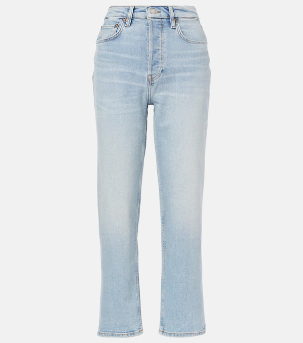  Re/done Re/done Jeans Rectos 70s Stove Pipe De Tiro Alto 