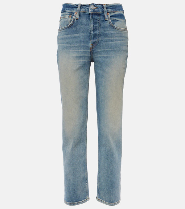 Re/done Re/done Jeans Rectos Stove Pipe De Tiro Medio 