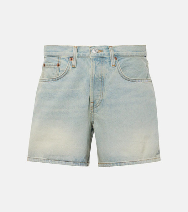  Re/done Re/done Shorts De Tiro Medio De Denim 
