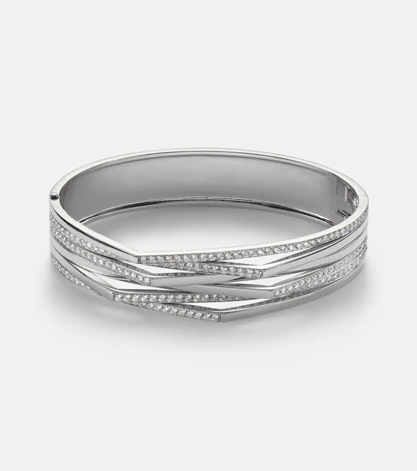  Repossi Repossi Pulsera Antifer De Oro Blanco De 18 ct Con Diamantes 