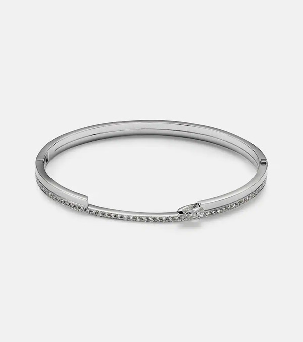  Repossi Repossi Pulsera Serti Sur Vide De Oro Blanco De 18 Ct 