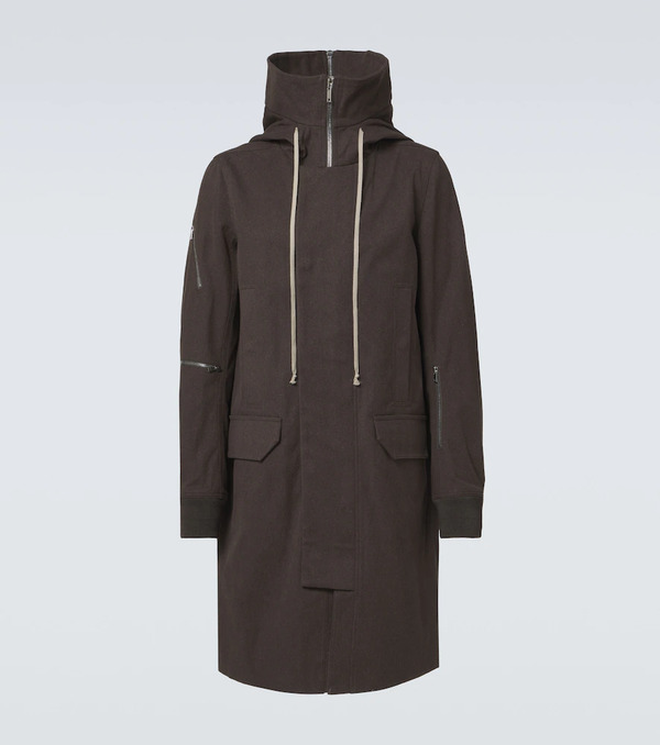  Rick Owens Rick Owens Abrigo Oversized De Algodón 