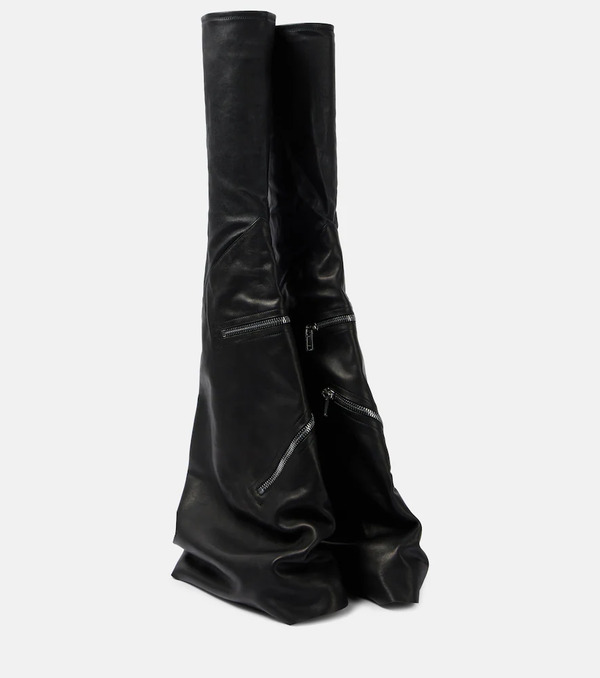  Rick Owens Rick Owens Botas Cargoflares De Piel 