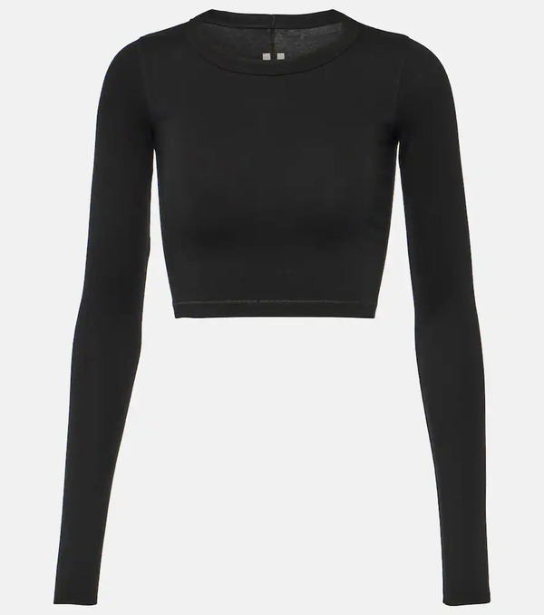  Rick Owens Rick Owens Crop Top De Algodón 
