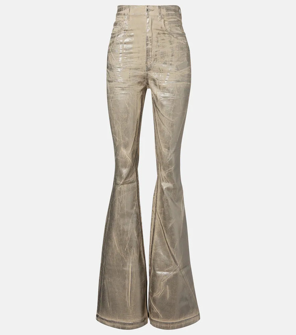  Rick Owens Rick Owens Jeans Bootcut Bolan De Tiro Alto 