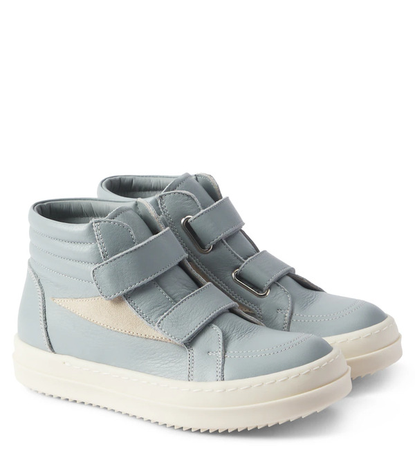  Rick Owens Kids Rick Owens Kids Zapatillas Altas Porterville De Piel 