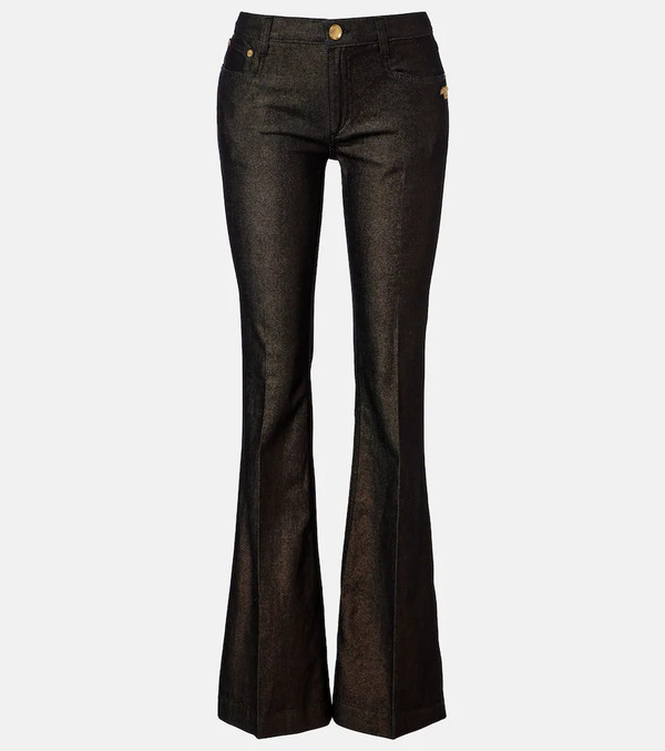  Roberto Cavalli Roberto Cavalli Jeans Flared Adornados 