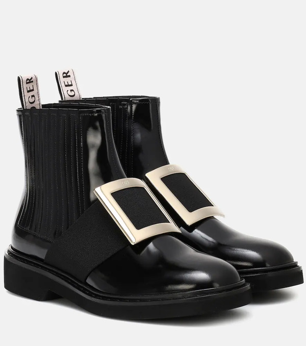  Roger Vivier Roger Vivier Botines Chelsea Viv' De Piel 