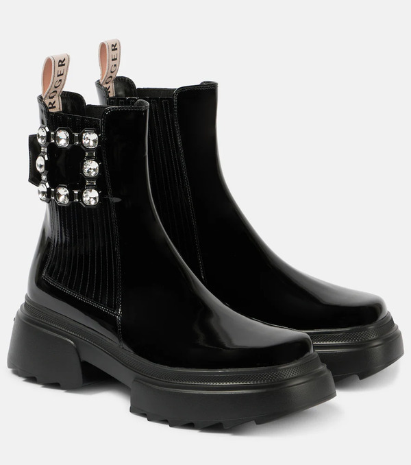  Roger Vivier Roger Vivier Botines Chelsea Wallaviv De Piel 