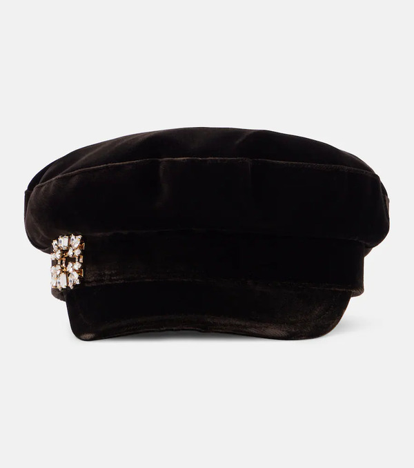  Roger Vivier Roger Vivier Gorra De Terciopelo 
