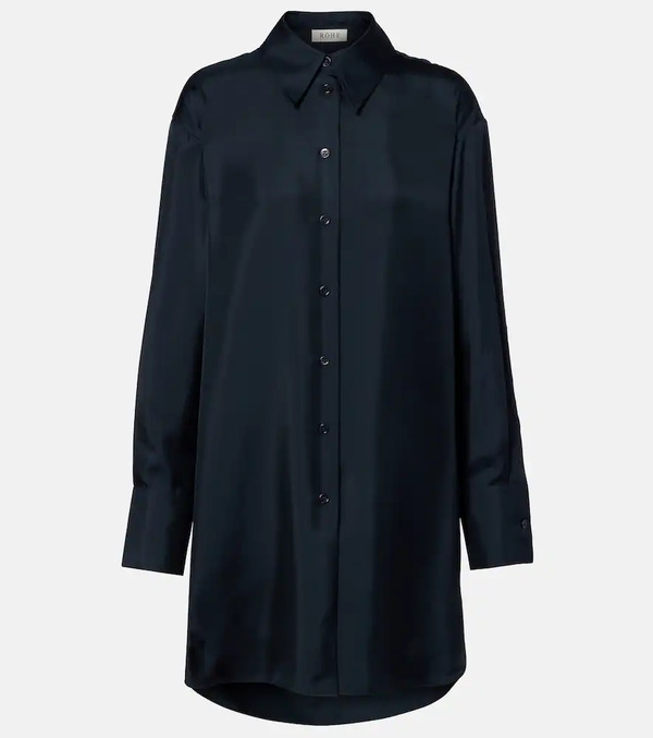  Rohe Róhe Camisa De Satén De Seda Oversized 