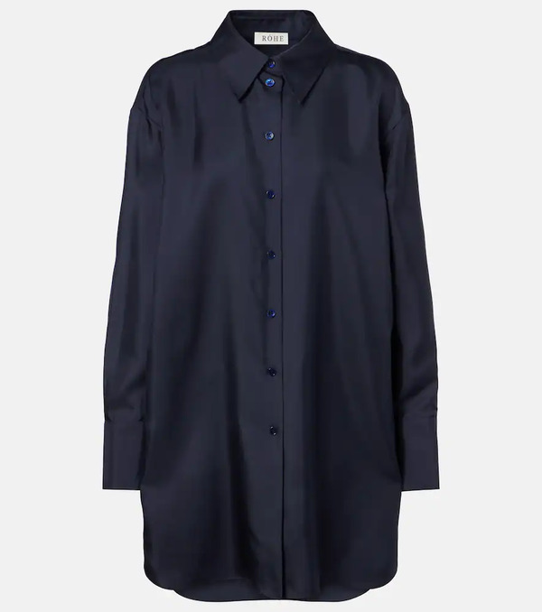  Rohe Róhe Camisa De Seda Oversized 