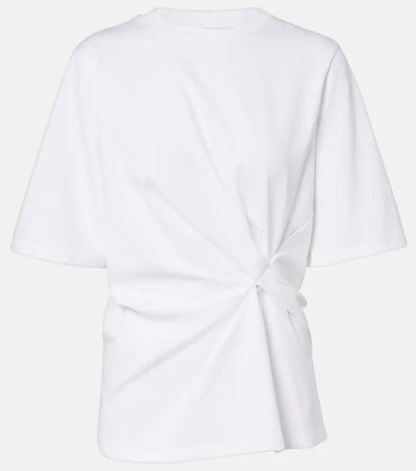  Rohe Róhe Camiseta De Algodón Fruncida 