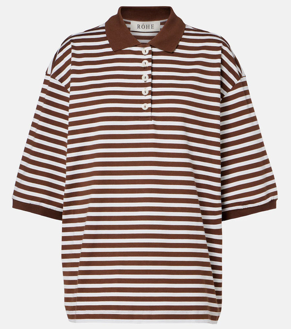  Rohe Róhe Polo Oversized De Algodón A Rayas 