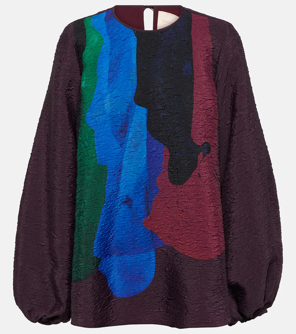 Roksanda Roksanda Blusa De Seda Estampada 