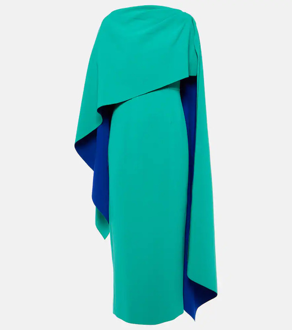  Roksanda Roksanda Vestido De Fiesta Demetria De Crepé Con Capa 