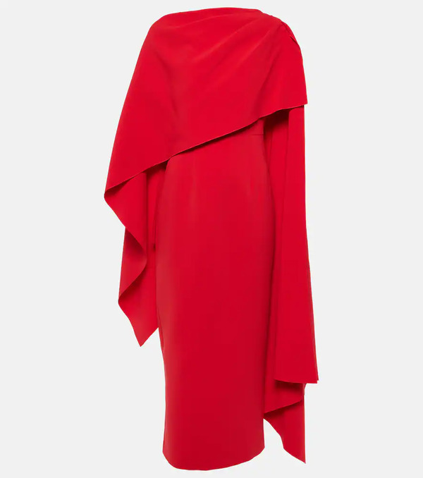  Roksanda Roksanda Vestido Midi Demetria Con Capa 