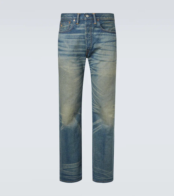  Rrl Rrl Jeans Rectos De Tiro Medio 